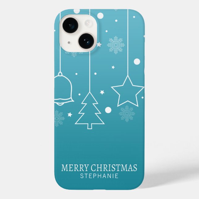 Personalised Custom Name Christmas | Phone Case (Back)