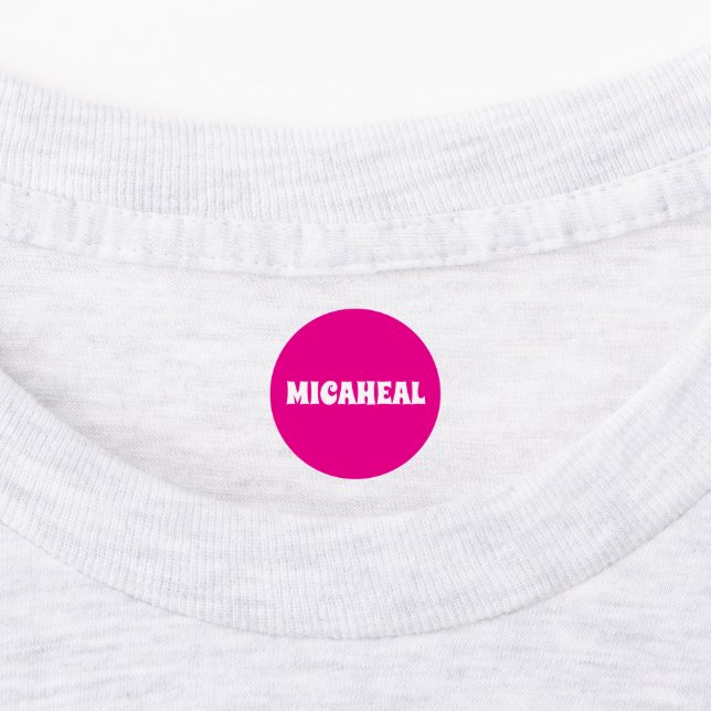 Personalised Custom Name Clothing (Affixed)