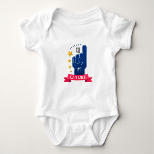 Personalised Custom Name Father's Day   Bodysuit