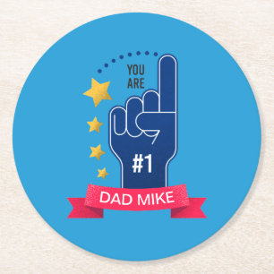 Personalised Custom Name Father's Day Coaster