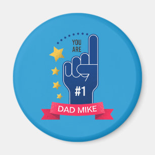 Personalised Custom Name Father's Day   Magnet