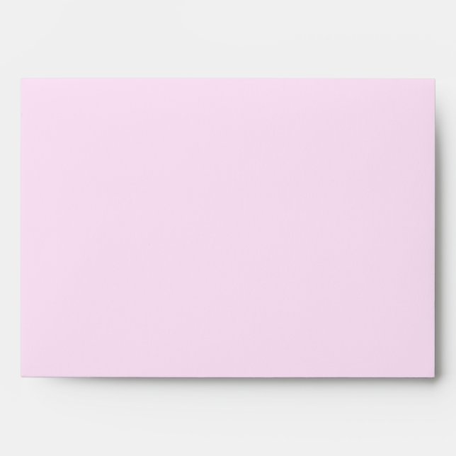 Personalised Custom Name Minimal Wedding Pink 🩷 Envelope (Front)