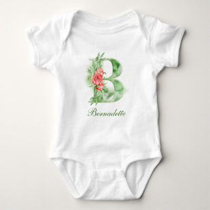 Personalised Custom Name Monogram   Bodysuit