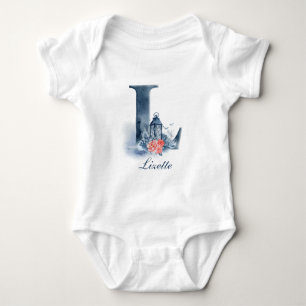 Personalised Custom Name Monogram   Bodysuit