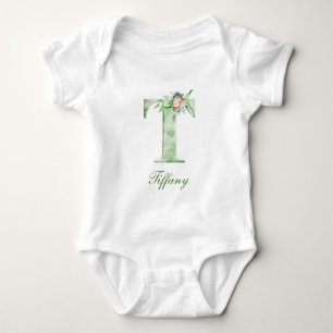 Personalised Custom Name Monogram   Bodysuit