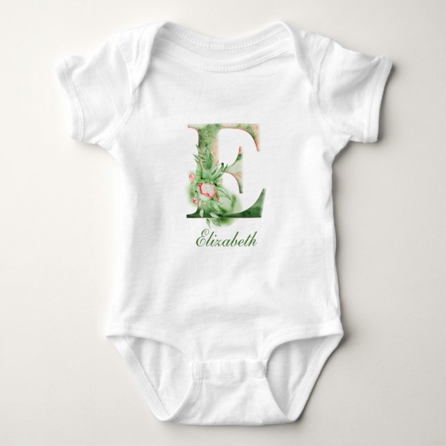 Personalised Custom Name Monogram | Bodysuit (Front)