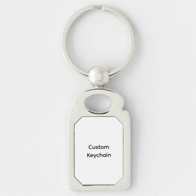 Personalised Custom Name, Photo & Company Logo Key Ring (Front)