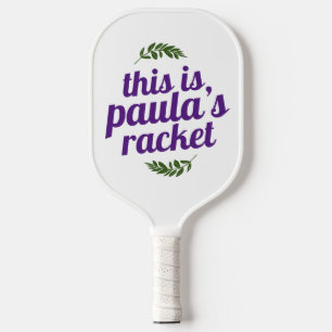 Personalised Custom Name Pickleball Racket Paddle