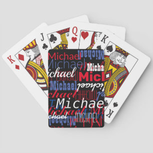 Personalised Custom Name Playing Cards