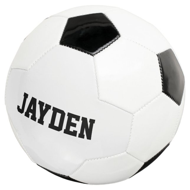 Personalised custom name soccer ball for kids (Three Quarter)