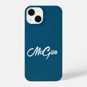 Personalised Custom Name Stylish Monogram Cases. iPhone 14 Case