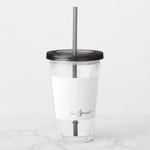 Personalised custom name tumbler