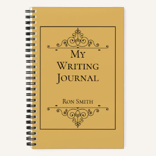 Personalised Custom Name Writer’s Notebook Gift