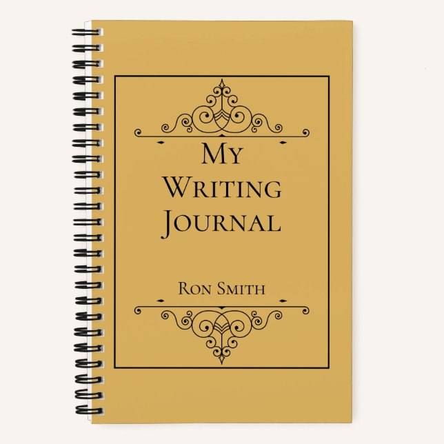 Personalised Custom Name Writer’s Notebook Gift (Front)