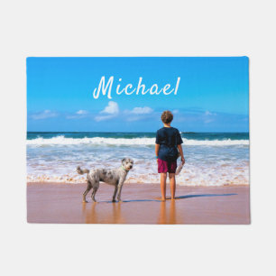 Personalised Custom Name Your Pet Photo Doormat