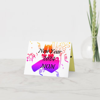 Personalised Custom New Year Greeting Card