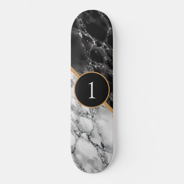 Personalised Custom Number or Letter Skateboard (Front)