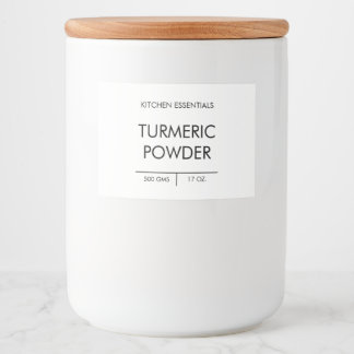 Personalised Custom Organisation Storage Product Food Label