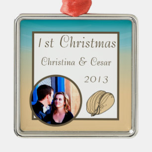 Personalised Custom Ornament Ocean Beach Shore Sea