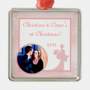 Personalised Custom Ornament Oriental Garden pink