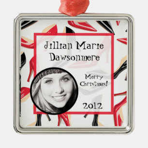 Personalised Custom Ornament Women Shoes High Heel