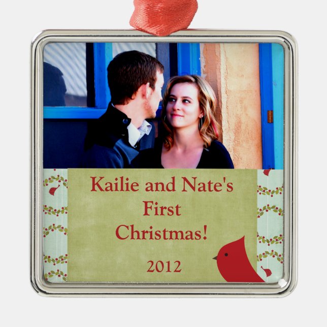 Personalised Custom Ornaments Cardinal Christmas B (Front)