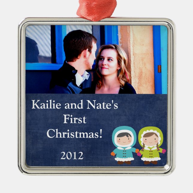 Personalised Custom Ornaments Christmas Kids (Front)