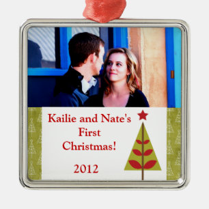 Personalised Custom Ornaments Red Star Christmas T