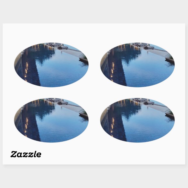 Personalised Custom Oval Sticker (Sheet)