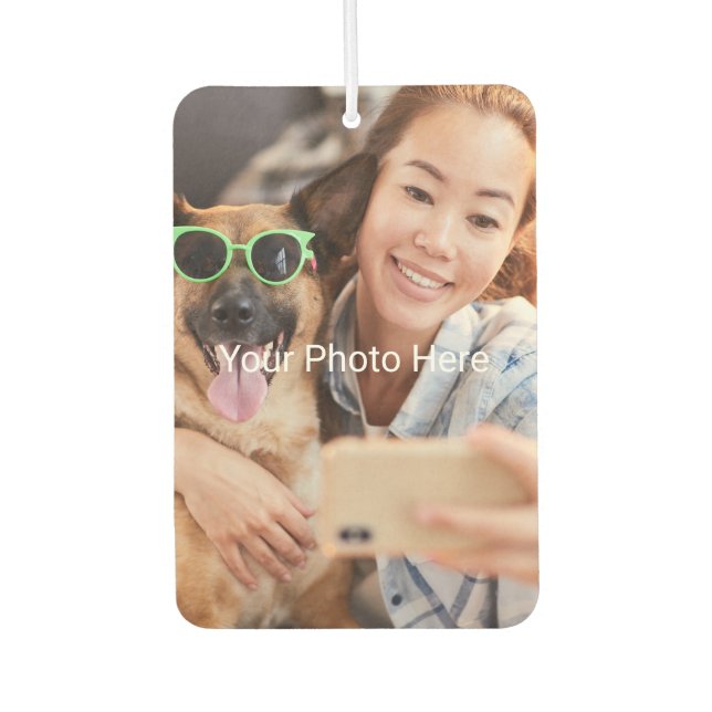 Personalised Custom Photo Air Freshener (Front)