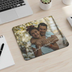 Personalised Custom Photo And Names Design Mouse Pad