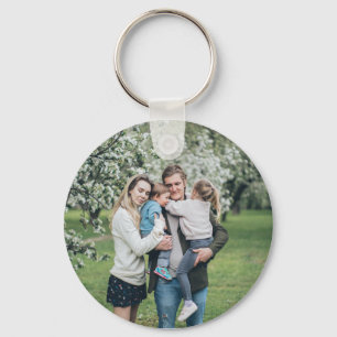 Personalised Custom Photo Best Dad Ever Key Ring