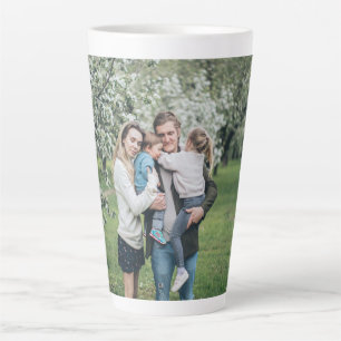 Personalised Custom Photo Best Dad Ever Latte Mug