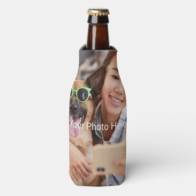Personalised Custom Photo Bottle Cooler (Bottle Front)