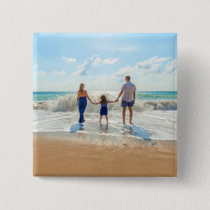 Personalised Custom Photo Button Your Own Design