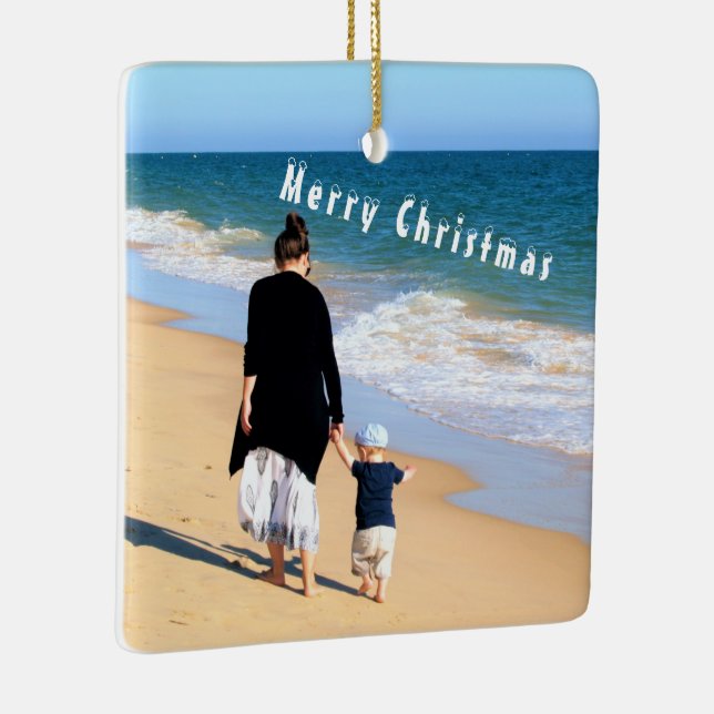 Personalised Custom Photo Christmas Ornament (Right)