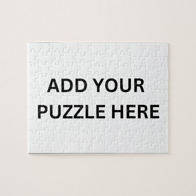 Personalised Custom Photo Collage Modern Jigsaw Puzzle (Horizontal)