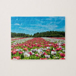 Personalised Custom Photo Collage Modern Jigsaw Puzzle