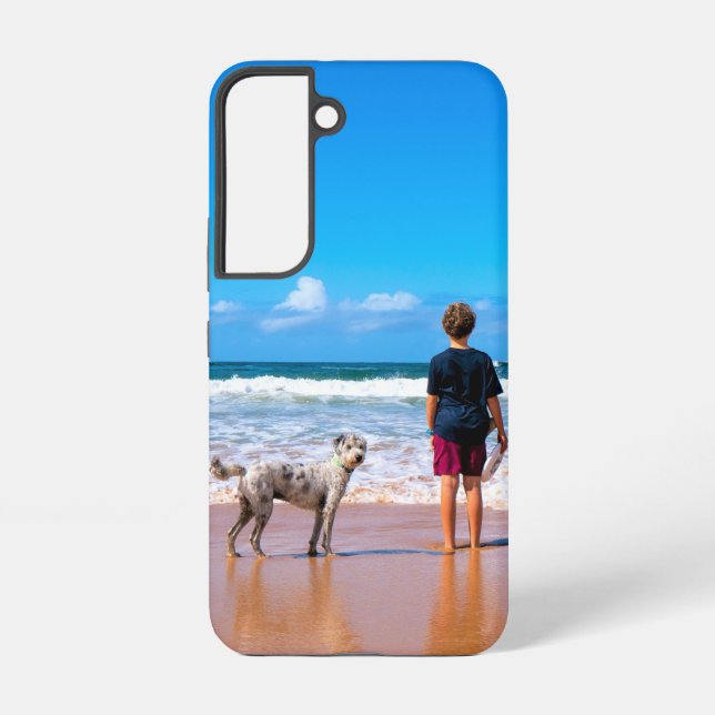 Personalised Custom Photo Design Your Pet Photos Samsung Galaxy S22 Case (Back)