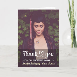 Personalised Custom Photo Graduation Thank You