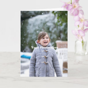 Personalised Custom Photo Greeting Card