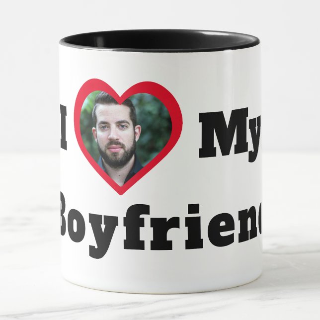 Personalised Custom Photo I Love My Boyfriend Mug (Creator Uploaded)