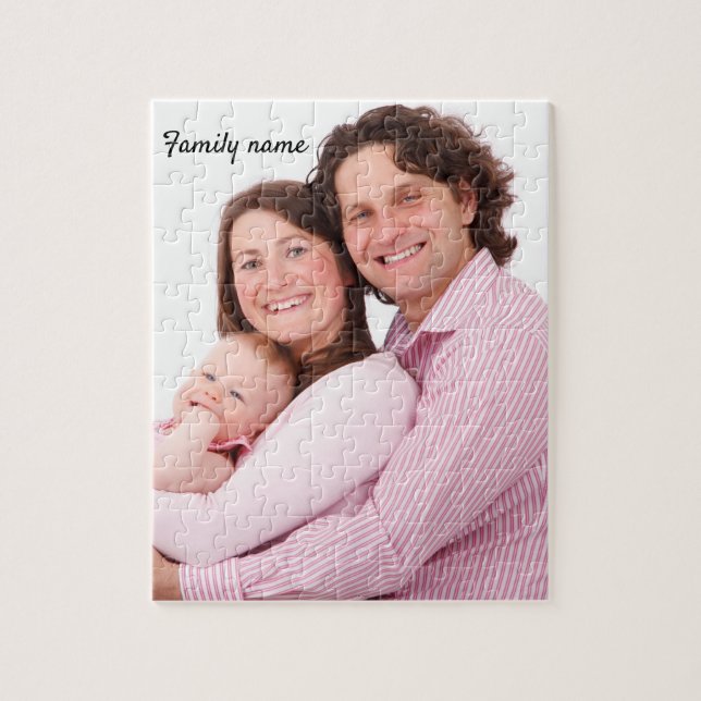 Personalised Custom Photo Jigsaw Puzzle Gift (Vertical)