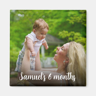 Personalised Custom Photo Magnet with name
