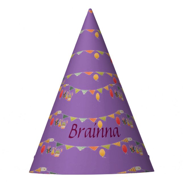 Personalised Custom Photo Party Hat (Front)