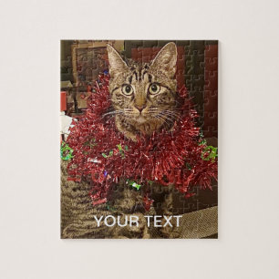 Personalised Custom Photo Pet portrait Name Jigsaw Puzzle