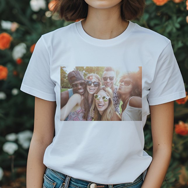 Personalised Custom Photo Picture Friends Family  Tri-Blend Shirt (Creator Uploaded)