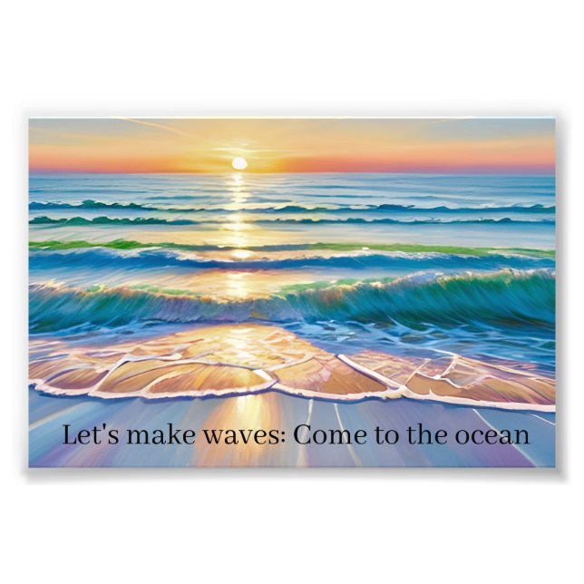 Personalised Custom Photo Print Posters (Front)