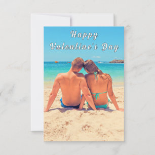 Personalised Custom Photo Valentine's Day Card