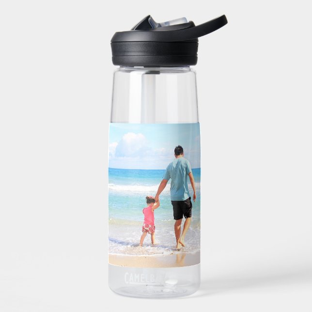 Personalised Custom Photo Water Bottle (Left)